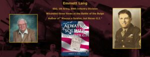 Emmett Lang, 84th Infantry Division, 334th Infantry Regiment, 2nd Battalion, Company H