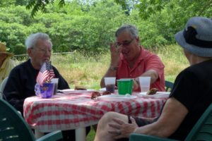 Harry Kulkowitz, 82nd Airborne (Harry’s son, Mark, is sitting next to him)